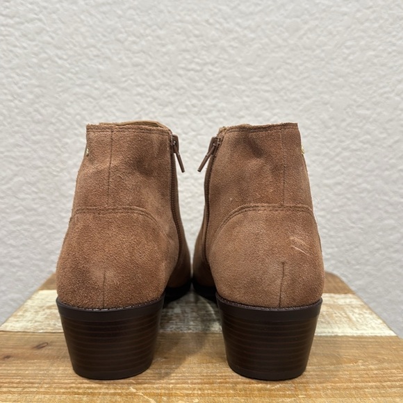 Vionic Finn Brown Suede Ankle Boots Size 11 - Picture 6 of 9
